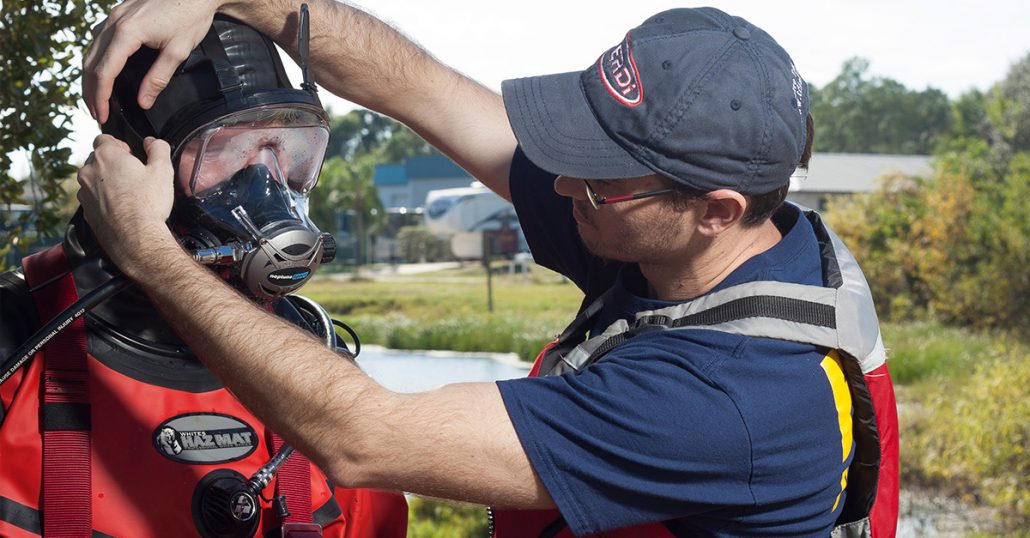 ERDI Full Face Mask Diving Operations